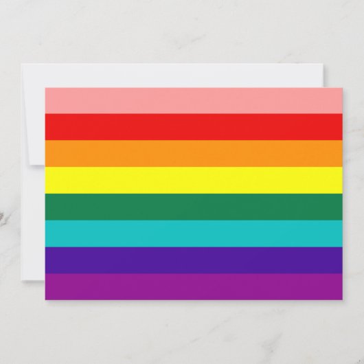 First Rainbow Gay Pride Flag (Voorkant)