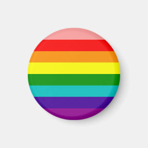 First Rainbow Gay Pride Flag Magnet Magneet