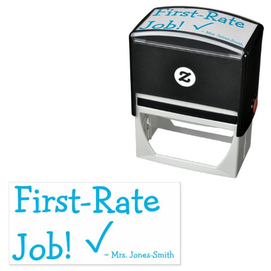 "First-rate baan!" + aangepaste aanspreeknaam Zelfinktende Stempel (In situ)