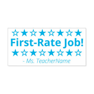 "First-rate baan!" Rubberstempel Zelfinktende Stempel
