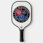 First Responders Pickleball Paddle (Voorkant)