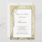 First Rice Ceremony Rice Plant Gold Kaart (Achterkant)