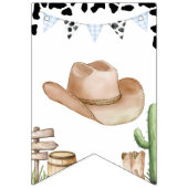 First Rodeo Birthday Bunting Banner Decor (Eerste vlag)