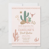 First Rodeo Birthday Invitation (Devant)