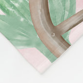 First Rodeo Boho Wild West Milestone Sign  Fleece Deken (Hoek)