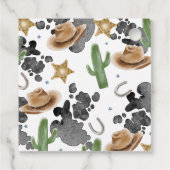First Rodeo Rustic Wild West Bedankjes Labels (Achterkant)