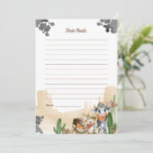 First Rodeo Rustic Wild West Time Capsule Cards Kaart (Staand voorkant)