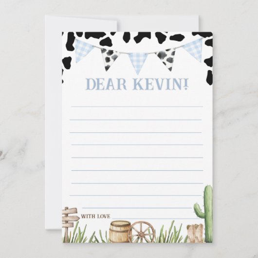 First Rodeo Time Capsule Card Kaart (Voorkant)