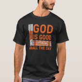 First Say God Minimalist Unique Christian T-Shirt (Devant)