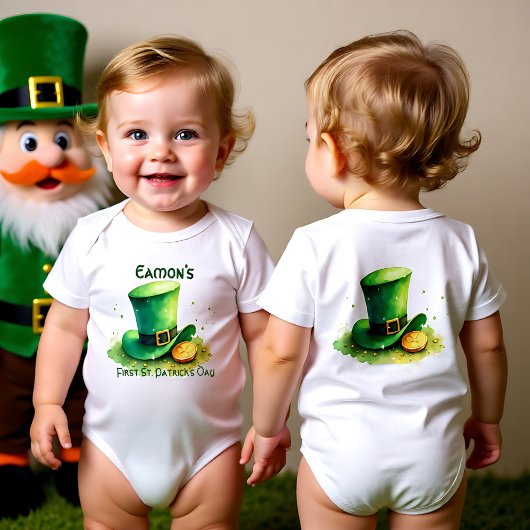 First St. Patrick’s Day for Tiny Treasure Hunters Romper