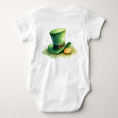 First St. Patrick’s Day for Tiny Treasure Hunters Romper (Achterkant)