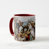 "First" Thanksgiving Peinture Mug (Devant gauche)