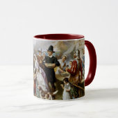 "First" Thanksgiving Peinture Mug (Devant droit)
