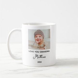 First Time Grandma Custom Photo hoto for Grandma Koffiemok