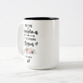 First Time Grandma Mug Personalized with Est Year, (Devant gauche)
