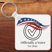First Time Voter Keychain (Voorkant)