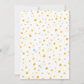 First Trip Around the Sun space Animals Birthday  Kaart (Achterkant)