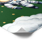 First Trip Around the Sun Space Birthday Poster (Coin)