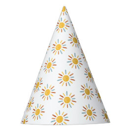 First Trip Around The Sun Sunshine Party Hat Feesthoedjes