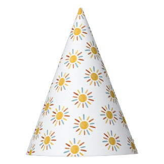 First Trip Around The Sun Sunshine Party Hat Feesthoedjes