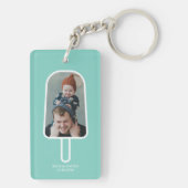 First Vaderdag Custom Photo Funny Cool Dad Sleutelhanger (achterkant)