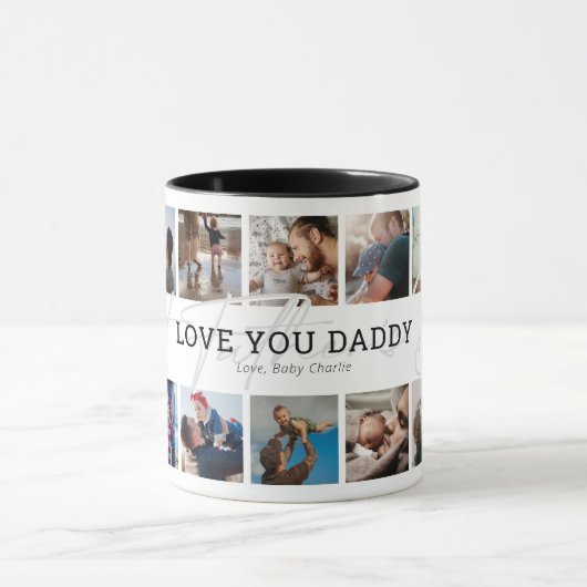 First Vaderdag Dad Photo Mok (Midden)