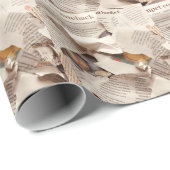 First Wedding Jubileum Newspaper Cadeaupapier (Rol Hoek)