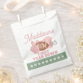 FIRST year down, Football Birthday, ONE Bedankzakje (Geknipt)