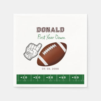 First Year Down Football Birthday  Servet
