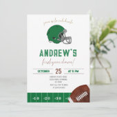 First Year Down Football Invitation (Debout devant)