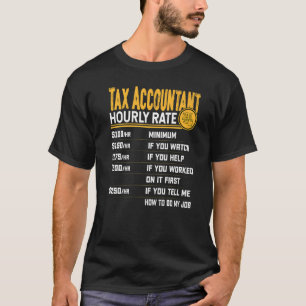Fiscale boekhouding per uur t-shirt