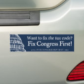 Fiscale code bumpersticker (Op auto)