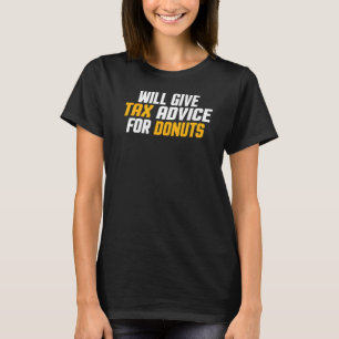 Fiscale consultant Cpa zal belastingadvies geven a T-shirt