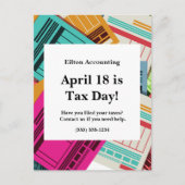 Fiscale dag briefkaart (Voorkant)