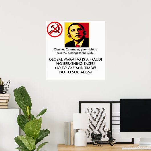 Fiscale dag Tea Poster (Thuiskantoor)