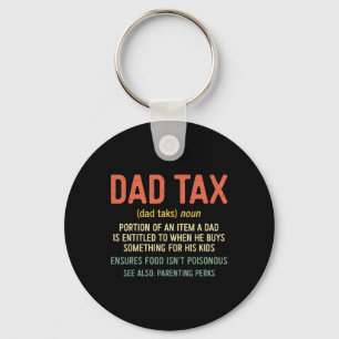 Fiscale definitie Vaderdag Shirt 2 Sleutelhanger