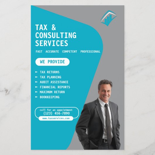 Fiscale dienstverlener Flyer (Voorkant)