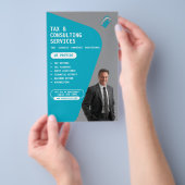 Fiscale dienstverlener Flyer (Hand)