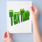 Fiscale tijd flyer (Hand)