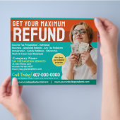 Fiscale voorbereiding (Preparer) Terugbetalingsbro Flyer (Hand)