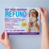 Fiscale voorbereiding (Preparer) Terugbetalingsbro Flyer (Hand)