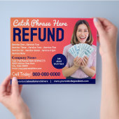 Fiscale voorbereiding (Preparer) Terugbetalingsbro Flyer (Hand)