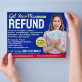 Fiscale voorbereiding (Preparer) Terugbetalingsbro Flyer (Hand)