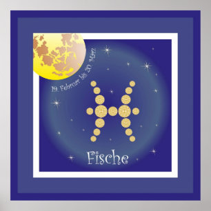 Fische 19. Februar bis 20. März Poster