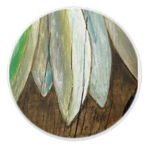 Fische auf Treibholz