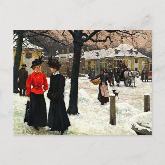 Fischer - At Frederiksberg Rundel Briefkaart (Voorkant)