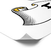 Fischer Family Crest Poster (Hoek)