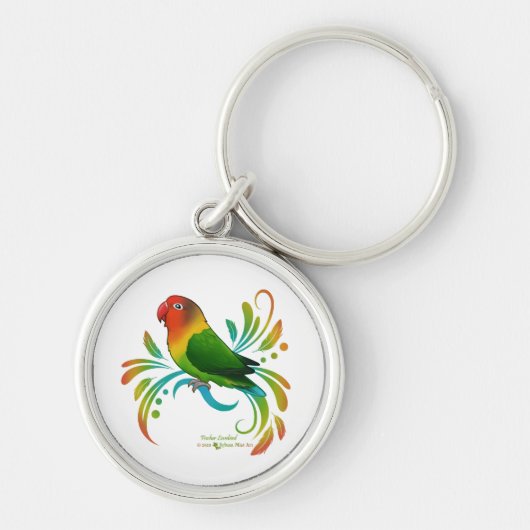 Fischer Lovebird Sleutelhanger (Voorkant)