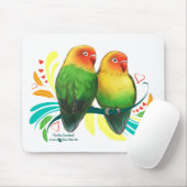 Fischer Lovevogels Muismat (Met muis)