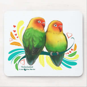 Fischer Lovevogels Muismat